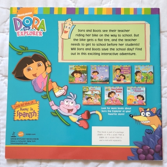 3/$15 🌸 Dora The Explorer: Dora Goes To School - Picture 2 of 7